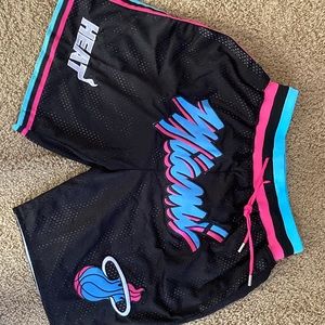 BRAND NEW never worn Miami Heat basketball shorts